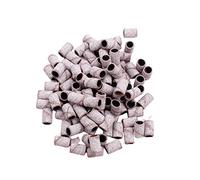 Brussel 100Pcs Lucidatore Macchina Punte di Trapano Del Chiodo Grane Levigatura Banda Unghie Rettifica Anello per Gel Acrilico Unghie Cuticola Manicure Pedicure 240#