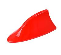 Brussel Antenna per auto autoadesiva universale a forma di pinna di squalo radio FM segnale antenna Trim Auto segnale radio antenna base rossa