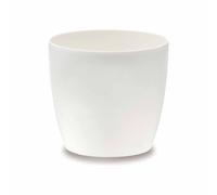 Elho Brussels Diamond Round Vaso di Fiori, Bianco, 22.4x22.4x20.1 cm