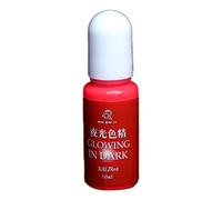Brussels08 1 pz 10 ml resina UV epossidica pigmento luminoso fluorescente al buio colore liquido pigmento per fai da te artigianato arte gioielli fabbricazione rosso