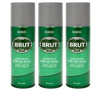 Brut - 3 deodorante spray da uomo "Original", 200 ml