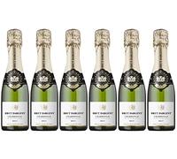 Brut Dargent - Spumante Bianco Blanc de Blancs Chardonnay Brut, Piccolo (6 x 0,20 L) (Confezione da 6)