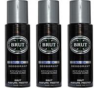 Brut, deodorante spray (confezione da 3) al muschio per corpo, da 200 ml