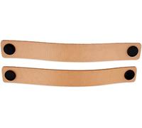 Brute Strength - Maniglie in pelle per mobili - Naturel - 2 pezzi - 25 x 3 cm - Maniglia per armadio, maniglia per porta cucina, bagno, armadi, cassettiera, legno