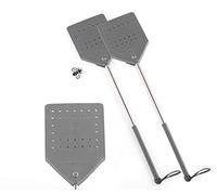 Brute Strength - Scacciamosche in pelle - Grigio - 2 pezzi