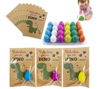 Brute Toy-24 Pack Uova da allevamento di Dinosauri, Uova di che si schiudono in acqua, impara Che il Regalo della Festa per bambini, Regali di San in 3 anni