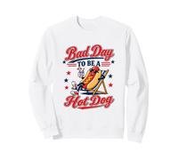 Brutta Giornata per Essere Un Hot Dog Divertente Grigliata per Il Labor Day Felpa