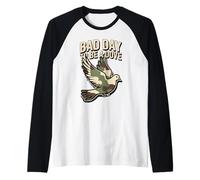 Brutta Giornata per Essere Una Colomba Camo Maglia con Maniche Raglan