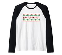 Brutta Renna di Natale Maglia con Maniche Raglan
