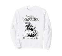 Brutto Labrador Retriever Sarei più Felice se avessi Un Cane Felpa