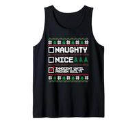 Brutto Natale Maglione Naughty Nice Innocent Until Guilty Canotta