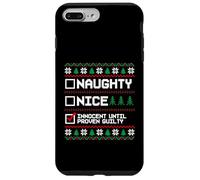 Brutto Natale Maglione Naughty Nice Innocent Until Guilty Custodia per iPhone 7 Plus/8 Plus