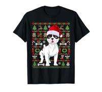 Brutto regalo di Natale dei cani Bulldog francesi Maglietta