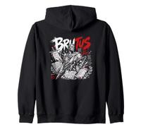 Brutus Exit Tyrannis Antica Roma Senatore Felpa con Cappuccio