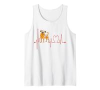 Bruxelles Griffon Dog My Heartbeat ECG Dogs My Cardio Canotta