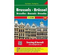 Bruxelles: Stadskaart 1:10 000