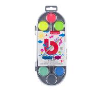 Bruynzeel - Bruynzeel Kids Waterverf Set Van 12 metallic & Neon Kle... NUOVO