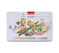 Bruynzeel Creatives Fineliner/Brush Pen Set di 72 colori | Penne a doppia punta per scrivere, disegnare e colorare libri per adulti