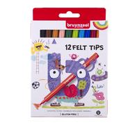 Bruynzeel Kids Felt-Tip Colour Pens 12-Piece Set
