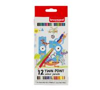 Bruynzeel Kids Twin Point Colour Pencils Set 12