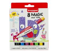 Bruynzeel Magic Felt Tip Colour Pens 8-Piece Set 1 count (Pack of 1)