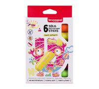 Bruynzeel Poster Paint Sticks 6-Piece Set, Neon