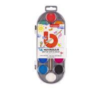 Bruynzeel Watercolour paint set 12 colours + brush