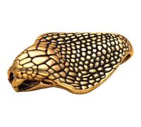 Brxmpn 2 Pezzi Fermasoldi in Ottone a Forma di Serpente, Clip per Cintura, Fermasoldi in Metallo, Piccolo Porta Carte di Credito, Fibbia per Cintura in Rame a Forma di Serpente per Uomo E