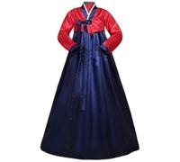 Brxmpn Abito Tradizionale Hanbok, Costume Coreano a Maniche Lunghe, Abito Classico Hanbok, Palazzo Coreano, Costume Ballo Nuziale, Abito Colorato, Costume Cosplay.