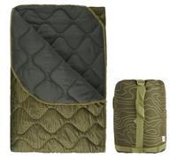 Brxmpn Coperta Campeggio Indossabile con Bottoni a Pressione, Poncho Termico Trapuntato E Ripiegabile per Escursioni All'aperto, Viaggi E Amaca.