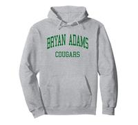 Bryan Adams High School HS Dallas TX Retro Felpa con Cappuccio