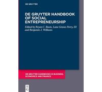 Bryan C. Boots De Gruyter Handbook of Social Entrepreneurship (Copertina rigida)