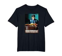 Bryan Ferry Merch | Art Rock & Leggenda della Musica Pop | BF1010 Maglietta, Uomo Taglie Grandi, Nero, 6X Tall