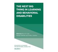 Bryan G. Cook The Next Big Thing in Learning and Behavioral D (Copertina rigida)