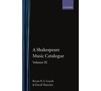 Bryan N. S. Gooch David Thatcher Odean Lon Volume III (A Shakespeare (Tascabile)