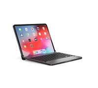 BRYDGE 11 Pro, tastiera Bluetooth di alta qualità in alluminio per iPad Pro 11 (2018 & 2020), layout tedesco QWERTZ, inclusa cover magnetica per iPad, grigio