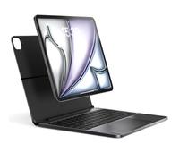 Brydge MAX 13.0 iPad Keyboard Case con Trackpad per iPad Pro 12,9 pollici (3a-6a generazione) e Air 33 cm (M2 e M3) | Tastiera retroilluminata in alluminio, cerniera a 270 gradi | Grigio carbonio