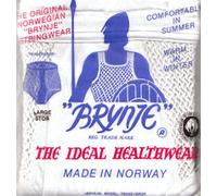 Brynje Of Norway Tradizionale Stringa/Rete Cotone Slip / Fronte a Y Leggero
