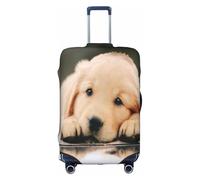 Bryptxztxt Copertura per bagagli Lazy Dog Puppy - Custodia protettiva da viaggio per trolley, resistente ai graffi ed elastica, per taglie S/M/L/XL, 3D, M, Organizer per borse