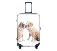 Bryptxztxt Copertura per bagagli Lazy Dog Puppy. - Custodia protettiva da viaggio per trolley, resistente ai graffi ed elastica, per taglie S/M/L/XL, 3D, L, Organizer per borse