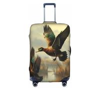 Bryptxztxt Copertura per bagagli, motivo: caccia che vola selvaggia, custodia protettiva da viaggio per trolley, resistente ai graffi ed elastica, per taglie S/M/L/XL, 3D, XL, Organizer per borse