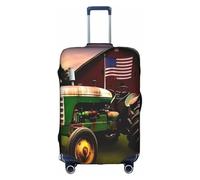 Bryptxztxt Copertura per valigie Old Tractor Photo Farm - Custodia protettiva da viaggio per trolley, resistente ai graffi ed elastica, per taglie S/M/L/XL, 3D, L, Organizer per borse