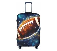 Bryptxztxt Custodia per bagagli, motivo: Galaxy Space Football, custodia protettiva da viaggio per trolley, resistente ai graffi ed elastica, per taglie S/M/L/XL, 3D, M, Organizer per borse