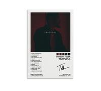 Bryson Tiller - Poster Trapsoul alla moda con copertina di album musicali, stampa artistica da parete su tela, 30 x 45 cm, senza cornice