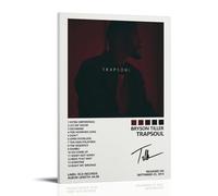 Bryson Tiller - Poster Trapsoul alla moda con copertina di album musicali, stampa artistica da parete su tela, 20 x 30 cm, stile cornice