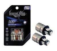 BRYTE 1210663 Lampadina Bau15S 5 LED Canbus Ry10W, Arancio, 2 Pezzi