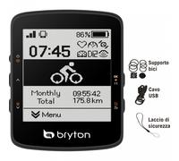 Bryton Rider 460E Ciclocomputer GPS - Schermo 2.6", 32h Batteria, Navigazione (Solo Dispositivo)