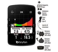 Bryton Ciclocomputer GPS Rider 650T con kit Dual Sensor e HRM