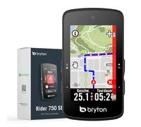 Bryton Rider 750SE Computer per bicicletta GPS touch screen a colori LCD da 2,8 pollici, scheda UE offline, compatibile con radar per bicicletta, durata della batteria di 40 ore, navigazione curva per