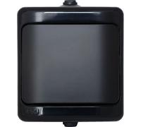 BRYZA Connettore singolo IP54 16AX 250V nero 180901